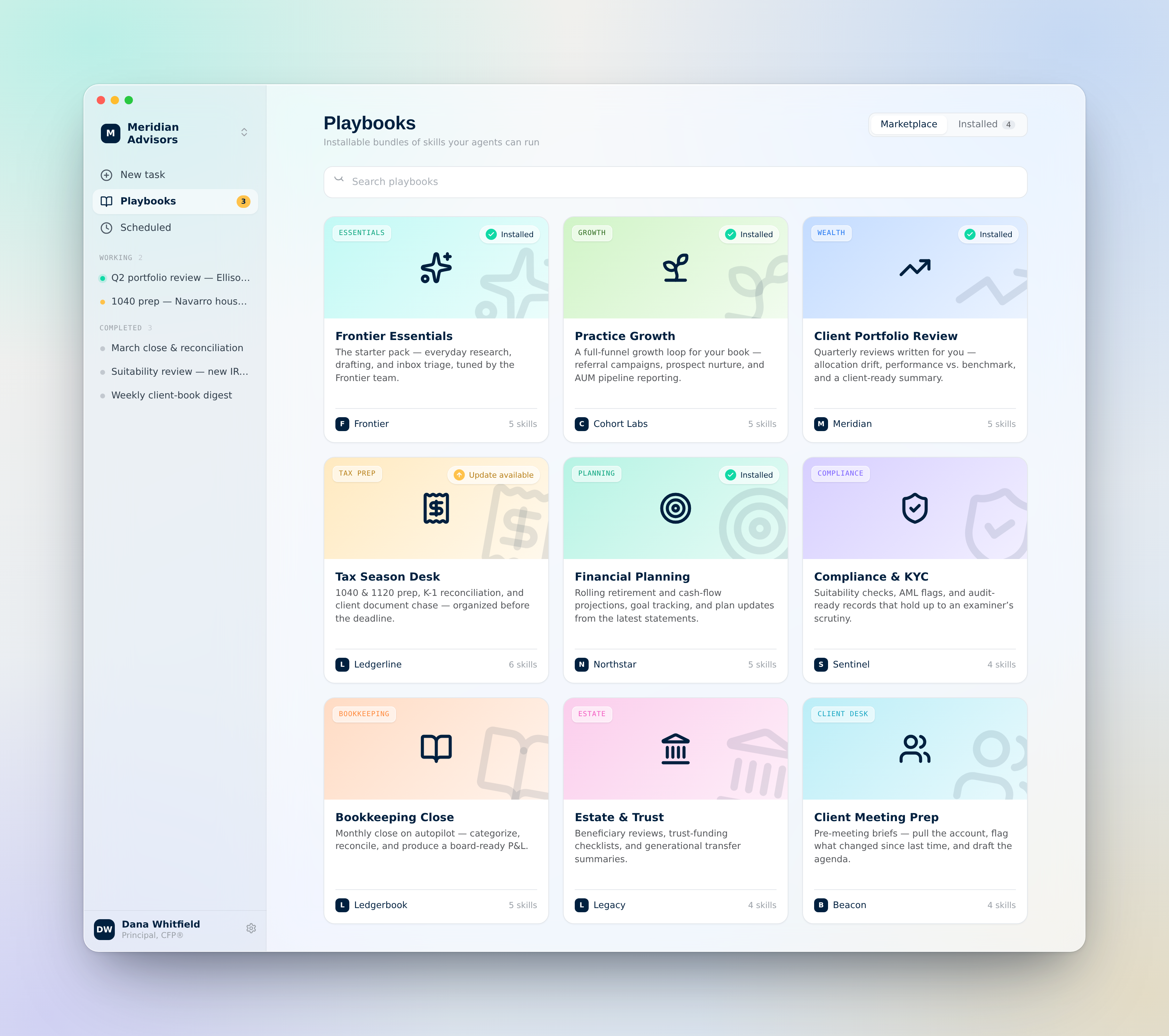 Frontier Playbooks